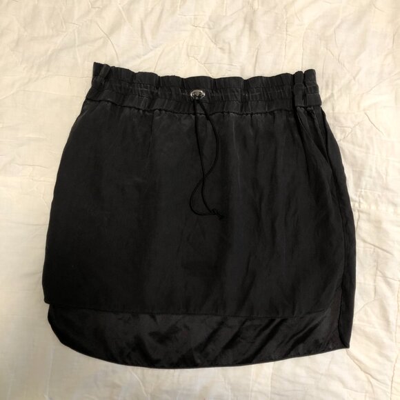 Elizabeth and James 100% Silk Mini Skirt Black Small | Archival | The Row - Picture 2 of 12
